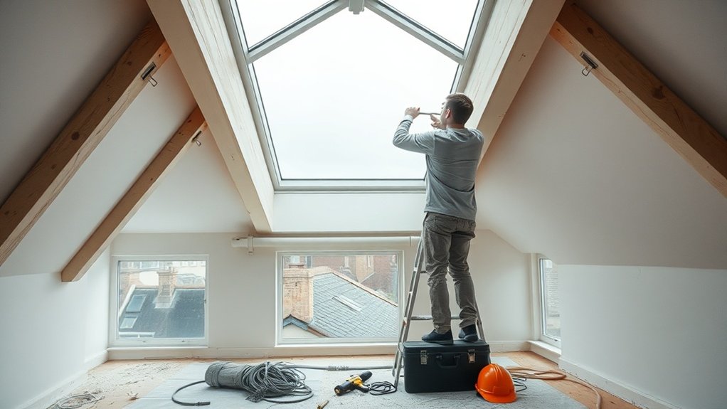 Electric Skylight Installation Hanwell