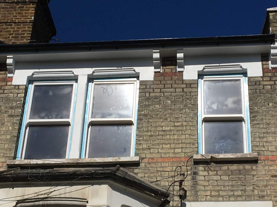 New uPVC sash windows fitted on Victorian terrace in Hanwell
